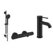 Grohe Precision Feel Joy komplet pakke til badev�relset - Mat sort