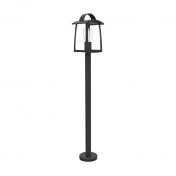 Lutec Tradition Kelsey udendrs standerlampe - Mat sort