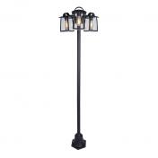 Lutec Tradition Kelsey udendrs standerlampe t/3 prer - Mat sort