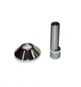Excentrisk forskruning m/ roset 3/4X1/2 90 mm - Lang