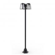Lutec Tradition Fia udendrs standerlampe t/3 prer - Mat sort