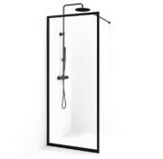 Cass&oslash;e New York fast brusev&aelig;g m/sort ramme - 85 cm
