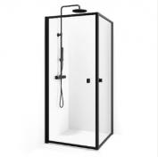 Cass&oslash;e New York firkantet niche m/sort ramme - 98*98 cm