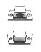 Damixa forkromede endestykker (2 stk)