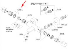 Outlet - Damixa reperationsst til chassis, flowbegr.+ skoldsikring