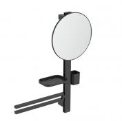Ideal Standard Alu+ multifunktionelt spejl m/hndkldeholder - Silk black