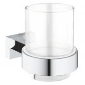 Grohe Essentials Cube Krystalglas med holder