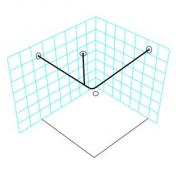 Van der P Forhngstang 100x100x100cm m.vgflanger/loftttte - Rustfrit stl