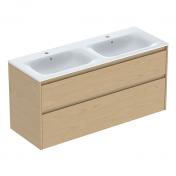 If� Sense Modern 130 m�bels�t m/skuffer og dobbeltvask - Eg natur