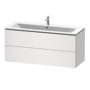 Duravit L-Cube 120 underskab m/2 skuffer - Hvid mat