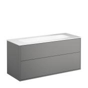 Gustavsberg Artic 120 m�bels�t m/dobbeltvask - Askegr�