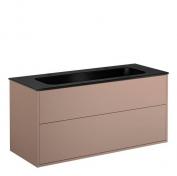 Gustavsberg Artic 120 m�bels�t m/sort dobbeltvask - Fersken