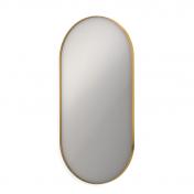 Sanibell Ink SP20 ovalt spejl m/ramme 60 x 120 cm - Brstet mat guld