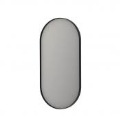 Sanibell Ink SP20 ovalt spejl m/ramme 40 x 80 cm - Brstet gunmetal