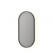 Sanibell Ink SP21 ovalt spejl m/backlight, varme og sensor 40 x 80 - Brstet gunmetal