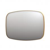 Sanibell Ink SP29 superellipse spejl m/ramme 120 x 80 cm - Brstet mat guld