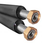 Rustfrie flex-rør - 15 meter - 3/4" omløber
