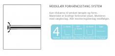Outlet - Hefe Modulr forhngsstang system