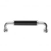 Beslagsboden m�belgreb BK635B - Krom/sort