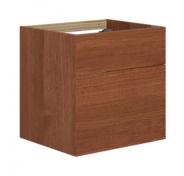 Dansani Calidris vaskeskab 60*60 med skuffer - R&oslash;dbrun eg