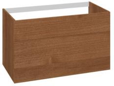 Dansani vaskeskab 100 cm dybde 50 cm højde 60 cm Rødbrun Eg