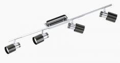 Eglo Davida LED Spot 4 - Krom/sort