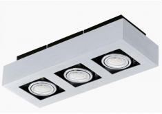 Outlet - Eglo Loke 3 LED spots - Børstet Alu - 1 stk. tilbage