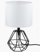 Eglo Carlton 2 bordlampe - Sort/hvid