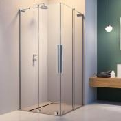 Str�mberg Faro 42 bruseniche m/skyded�re 96x96 - Klar glas/krom
