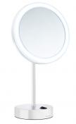 Smedbo Outline kosmetikspejl til bord m/LED lys og 5 x forstrrelse - Mat hvid