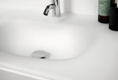 Bath møbelvask vareprøve - Glas - Mat hvid