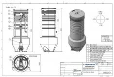 Grundfos brønd PS.R.08.20.S.GC.SS.40 uden pumpe