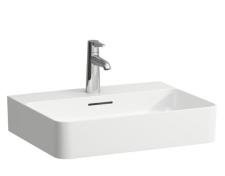 Laufen Val Compact 55 bowlevask op til vg - 1 hanehul - Mat hvid