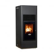 Langå Karina træpilleovn 25 kg pilletank - Sort Langå Karina træpilleovn 25 kg pilletank - Sort