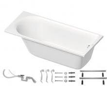 Duravit D-Neo komplet badekar til indbygning  160 x 70 cm