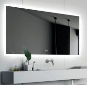 Outlet - Mie firkantet spejl m/integreret LED lys, touch, backlight og varme - 80 cm