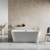 Strmberg Nino Back-To-Wall badekar 1650 x 750 mm