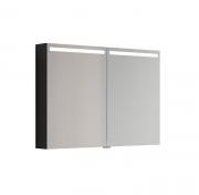 Dansani Mido+ Top spejlskab 100 - Sort struktur