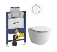 Laufen Pro Rimless toiletpakke inkl. lav cisterne, hvid betjening og sde m/soft-close
