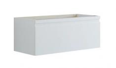 Dansani Luna Urban Mini vaskeskab 100*44 m/skuffe - Hvid mat lak