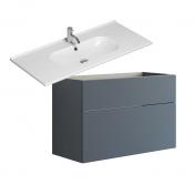 Dansani Luna Urban 100 mbelst m/Kantate vask og skuffer - Hj - Gr mat