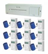 Wavin AHC 9000 komplet tr&aring;dl&oslash;s gulvvarmestyring - 9 kredse