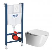 GSI Modo 52 kompakt toiletpakke inkl. sde, cisterne og hvid betjening