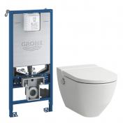 Laufen Navia RIMless dusch toiletpakke inkl. sde m/soft-close og SLX-cisterne