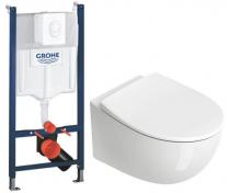 Catalano Italy newflush toiletpakke inkl. sde m/softslose, cisterne og hvid betjening
