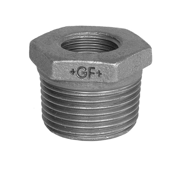 GF sort nippelmuffe - 2 1/2" -  1 1/4 "