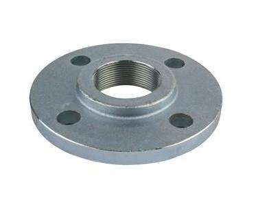 Galvaniseret stålflange m/huller - 1/2"