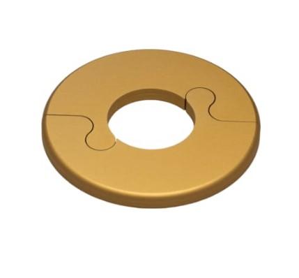 Metalwo Alu fit rosette Ø22 - Børstet messing