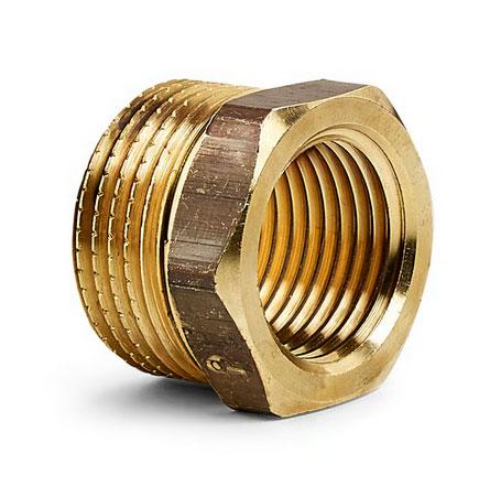 Messing nippelmuffe 1-1/2