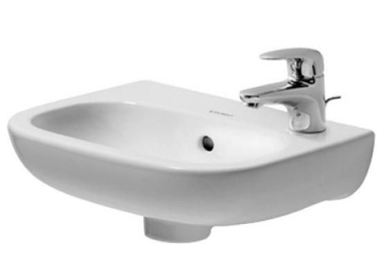 Duravit D-Code 36 håndvask t/væg - Venstre